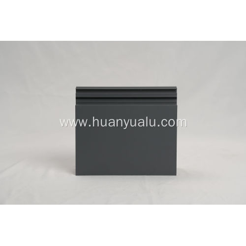 Surface treated safety curtain wall aluminum material